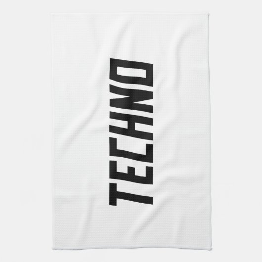 Linge De Cuisine TECHNO Music (Vertical)