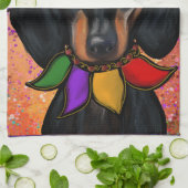 LINGE DE CUISINE TECKEL                    (Plié)