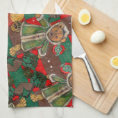 Linge De Cuisine Teddy de Noël très Beary (Quart Plié)