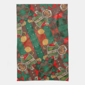 Linge De Cuisine Teddy de Noël très Beary (Vertical)