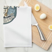 Linge De Cuisine Tee-shirt graphique chat chat bâtiment architecte (Quart Plié)