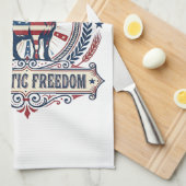 Linge De Cuisine Tee-shirt graphique vectoriel de la ferme de chèvr (Quart Plié)