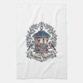Linge De Cuisine Tee-shirt graphique vectoriel de mangeoire à oisea (Vertical)