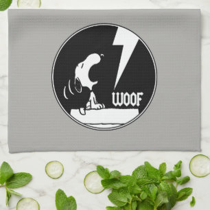 Linge De Cuisine Tee - shirt Snoopy Howling