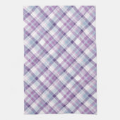 Linge De Cuisine Teintes Améthyst Plaid (Vertical)