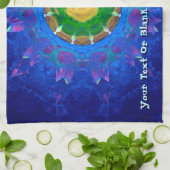 Linge De Cuisine Teinture à tarte bleu-vert (Plié)