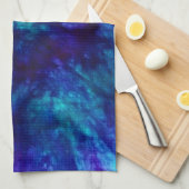 Linge De Cuisine Teinture/bleu et vert (Quart Plié)