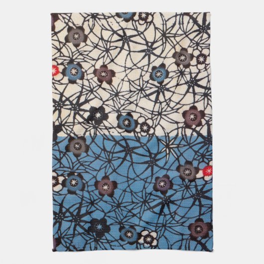 Linge De Cuisine Teinture d'okinawaïen japonaise (Bingata) (Vertical)