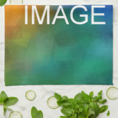 Linge De Cuisine Télécharger Photo Logo Modèle Moderne Élégant (Plié)