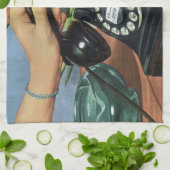 Linge De Cuisine Téléphone rétro avec cadran Rotary, affaires Vinta (Plié)