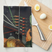 Linge De Cuisine Téléphoniste, Entreprise de Style Rétro (Quart Plié)