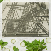 Linge De Cuisine Télescope ÉQUIPEMENT SCIENTIFIQUE D'Antiquité 18E  (Plié)