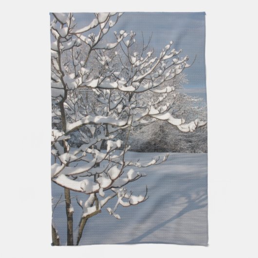 Linge De Cuisine Tempête d'hiver (Vertical)