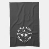 Linge De Cuisine Temps Apple (blanc) (Vertical)