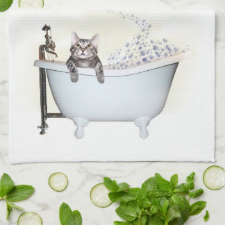 Linge De Cuisine Temps de bain de Kitty