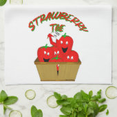 Linge De Cuisine Temps de la fraise ! (Plié)