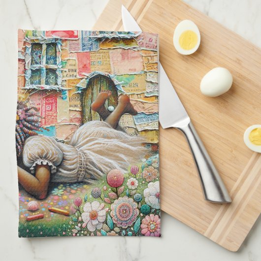 Linge De Cuisine Temps de rêve (Quart Plié)