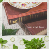 Linge De Cuisine Temps pour la conception de thé (Plié)