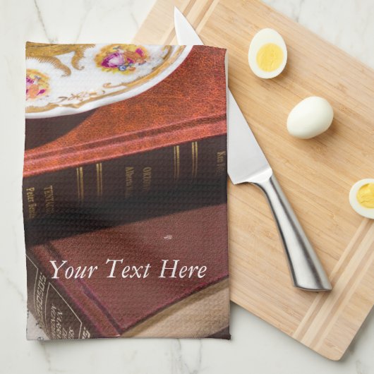 Linge De Cuisine Temps pour la conception de thé (Quart Plié)