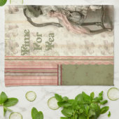 Linge De Cuisine Temps Pour Le Thé (Plié)