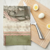 Linge De Cuisine Temps Pour Le Thé (Quart Plié)