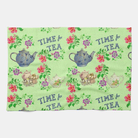 Linge De Cuisine TEMPS pour TEA (Horizontal)