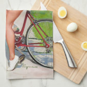 Linge De Cuisine Temps pour un tour - Retro Pin-up Girl (Quart Plié)