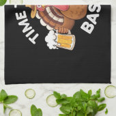 Linge De Cuisine Temps To Get Basted Funny Beer Thanksgiving Turkey (Plié)