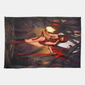 Linge De Cuisine Temptress infernal" (Horizontal)