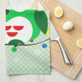 Linge De Cuisine Tendance de la chouette de Noël (Quart Plié)