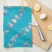 Linge De Cuisine Tendres branches fleuries (Quart Plié)