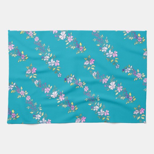 Linge De Cuisine Tendres branches fleuries (Horizontal)