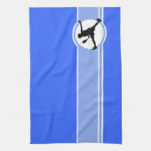 Linge De Cuisine Tennis ; Bleu (Vertical)