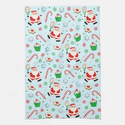Linge De Cuisine Tennis Christmas Holiday (Vertical)