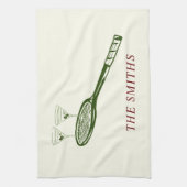 Linge De Cuisine Tennis et Martini (Vertical)