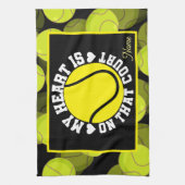 Linge De Cuisine Tennis MY HEART continue sur le court (Vertical)