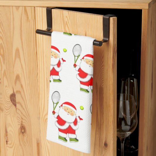 Linge De Cuisine Tennis Noël (Pliage en tiers)