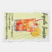 Linge De Cuisine Tequila Sunrise Cocktail Recette (Horizontal)