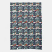 Linge De Cuisine Terminer C’est Noël Snow Globe Design (Vertical)