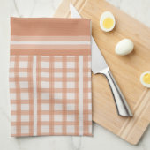 Linge De Cuisine Terracotta Orange Tan clair (Quart Plié)