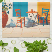 Linge De Cuisine Terrasse méditerranéenne Bliss (Plié)