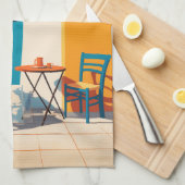 Linge De Cuisine Terrasse méditerranéenne Bliss (Quart Plié)