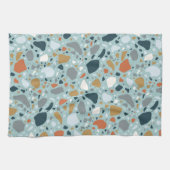 Linge De Cuisine Terrazzo En Bleu (Horizontal)