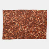 Linge De Cuisine Terre cuite brune texturée (Horizontal)