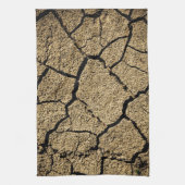 Linge De Cuisine Terres sèches avec terre fêlée (Vertical)