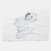 Linge De Cuisine Terrier blanc de West Highland (Horizontal)