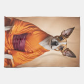Linge De Cuisine Terrier brésilien bouddhiste (Horizontal)