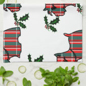 LINGE DE CUISINE TERRIER ÉCOSSAIS (Plié)