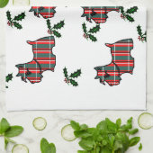 LINGE DE CUISINE TERRIER ÉCOSSAIS (Plié)