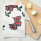 LINGE DE CUISINE TERRIER ÉCOSSAIS (Quart Plié)